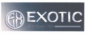 Trademark EXOTIC WINDOW FILM + LOGO