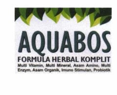 Trademark AQUABOS + Lukisan