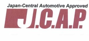 Trademark Japan-Central Automotive Approved J.C.A.P.