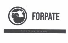 Trademark "FORPATE dan LOGO"