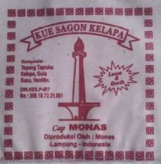 Trademark KUE SAGON KELAPA Cap Monas DAN LOGO