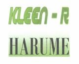 Trademark KLEEN- R HARUME