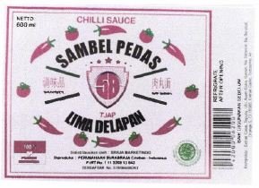 Trademark SAMBAL PEDAS TJAP 58