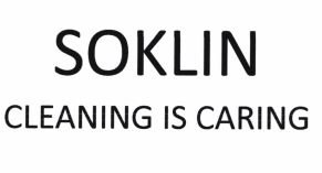 Trademark SOKLIN CLEANING IS CARING