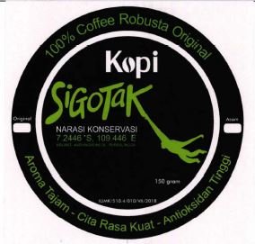 Trademark Kopi Sigotak + Logo