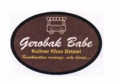 Trademark Gerobak Babe dan LOGO