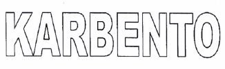 Trademark KARBENTO