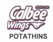 Trademark CALBEE WINGS POTATHINS dan Logo