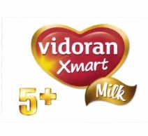 Trademark vidoran Xmart Milk 5+ & Logo