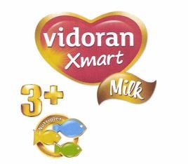 Trademark vidoran Xmart Milk 3+ Nutriplex & Logo