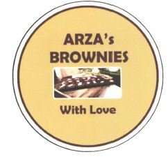 Trademark ARZA'S BROWNIES With Love