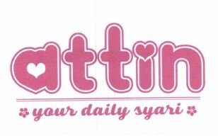 Trademark ATTIN Your Daily Syari + Logo