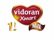 Trademark vidoran Xmart Milk 1↑ UP & Logo