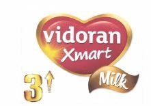 Trademark vidoran Xmart Milk 3↑ & Logo