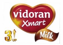 Trademark vidoran Xmart Milk 3 UP & Logo