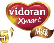 Trademark vidoran Xmart Milk 5↑ & Logo