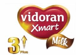 Trademark vidoran Xmart Milk 3↑ Plus & Logo