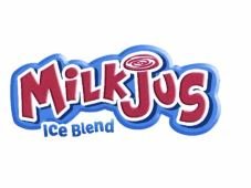 Trademark MILKJUS ICE BLEND dan Logo