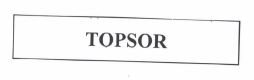 Trademark TOPSOR