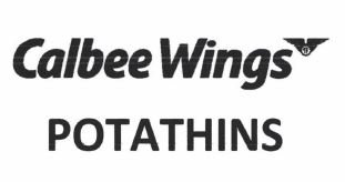 Trademark CALBEE WINGS POTATHINS dan Logo