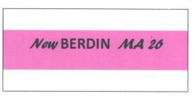 Trademark New BERDIN MA26