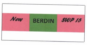 Trademark New BERDIN SWP15