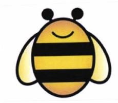 Trademark ZARBEE'S Bee Design in Color