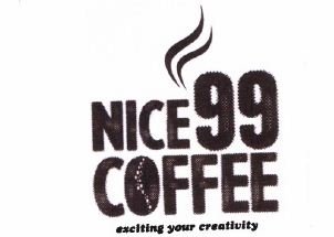 Trademark NICE99 COFFEE exciting your creativity + lukisan