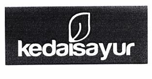 Trademark KEDAISAYUR + LOGO