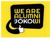 Trademark We Are Alumni UI for Jokowi+Logo