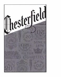 Trademark CHESTERFIELD B&W Pack design