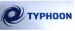 Trademark TYPHOON + LOGO