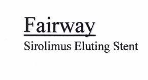 Trademark Fairway™ (Sirolimus Eluting Stent)