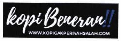 Trademark Kopi Beneran (Stylized)