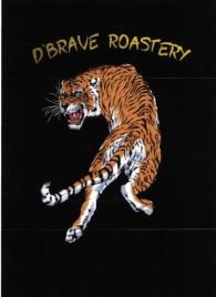 Trademark D'BRAVE ROASTERY + Logo