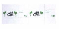 Trademark LULU DATES + LOGO