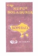 Trademark KUPU-KUPU KOPI BALI CAP BOLA DUNIA