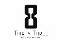 Trademark THIRTY THREE + Logo