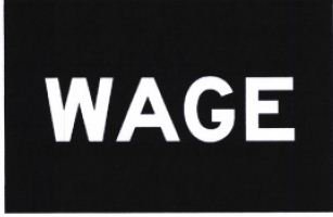 Trademark WAGE