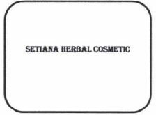 Trademark SETIANA HERBAL COSMETIC