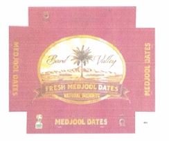 Trademark MEDJOOL DATES BARD VALLEY + LOGO