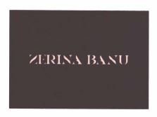 Trademark Zerina Banu + LOGO