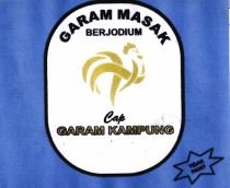 Trademark cap garam kampung + logo