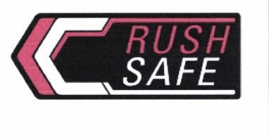 Trademark RUSH SAFE + logo