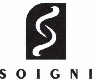 Trademark SOIGNI + Logo