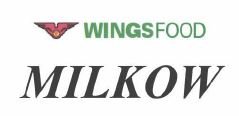 Trademark WINGSFOOD MILKOW dan Logo