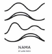 Trademark NAMA BY LUNA MAYA + Logo