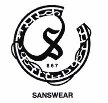 Trademark SANSWEAR + Logo