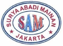 Trademark SAM (Surya Abadi Mainan) + LOGO