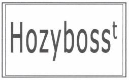 Trademark HOZYBOSST